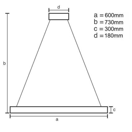 Lámpara de araña de cristal LED regulable en un poste LED/80W/230V 3000-6500K dorado + control remoto