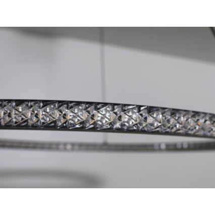 Lámpara colgante LED regulable con cable LED/90W/230V 3000-6500K diámetro 60 cm + mando a distancia