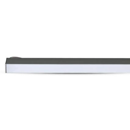 Lámpara colgante LED SAMSUNG CHIP LED/40W/230V 4000K plateado