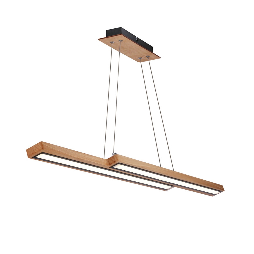 Lámpara colgante LED SENTO LED/19W/230V madera