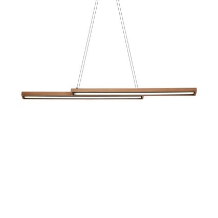 Lámpara colgante LED SENTO LED/19W/230V madera