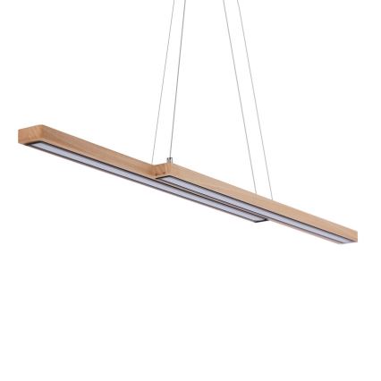 Lámpara colgante LED SENTO LED/19W/230V madera