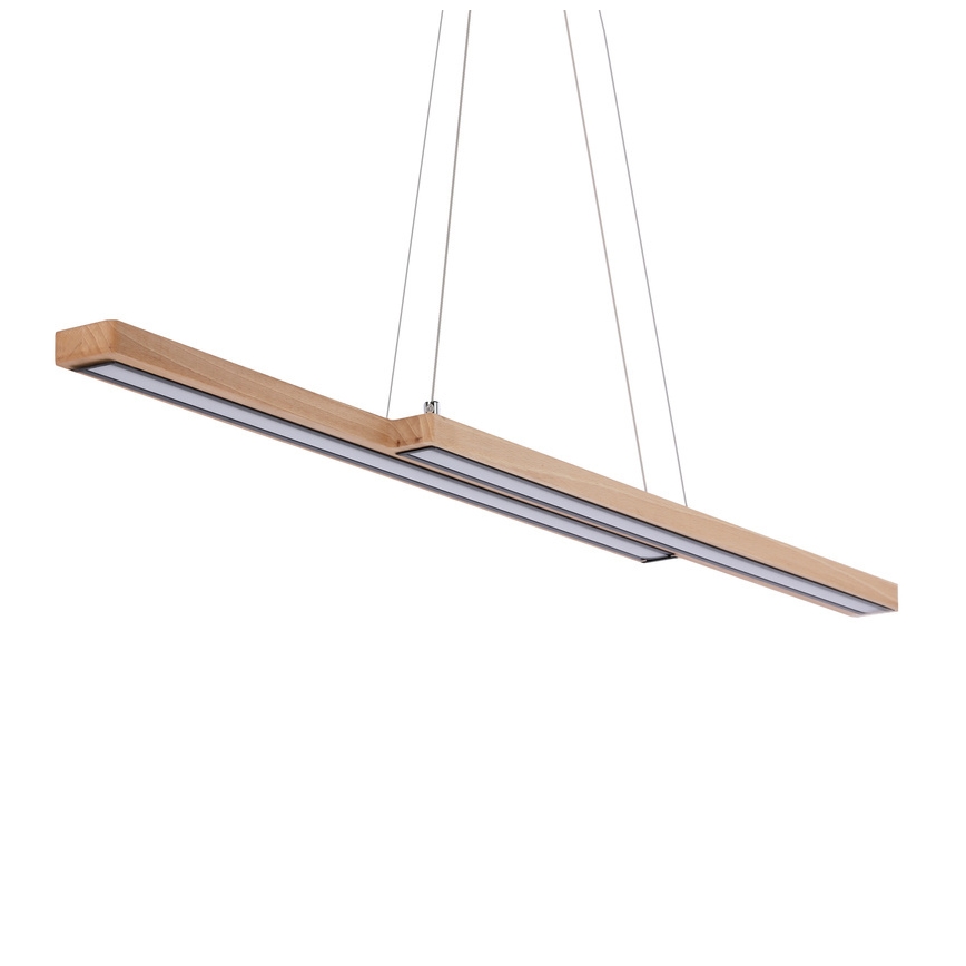 Lámpara colgante LED SENTO LED/19W/230V madera