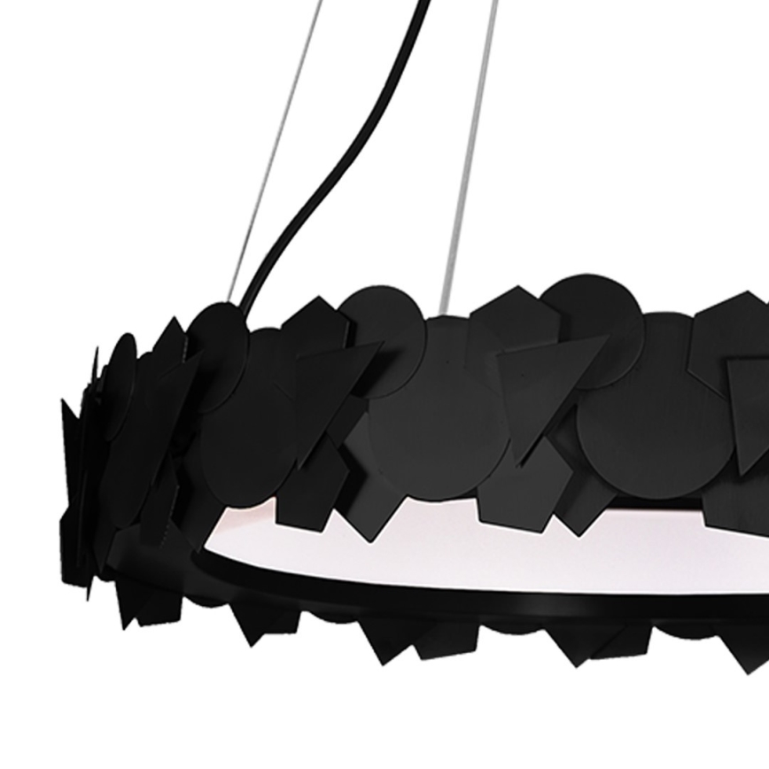 Lámpara colgante LED SOHO con cable LED/24W/230V negra