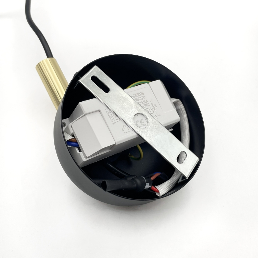 Lámpara colgante LED suspendida en cable BONNIE LED/10W/230V 3000K negra