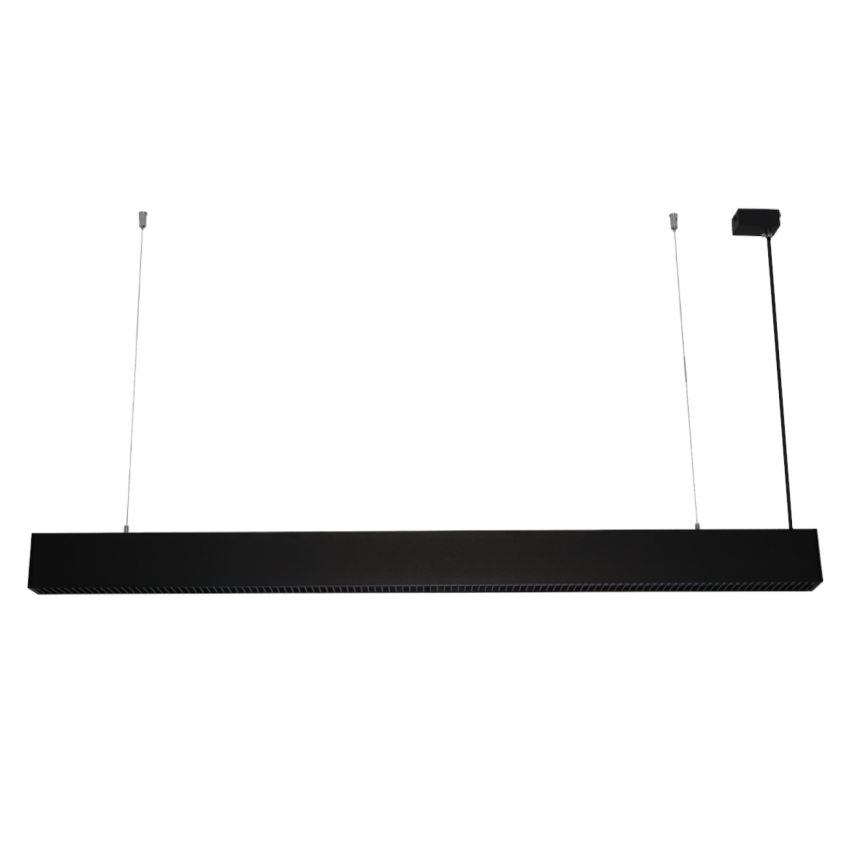 Lámpara colgante LED suspendida en cable LED/55W/230V 3000/4000/6500K 120 cm negra