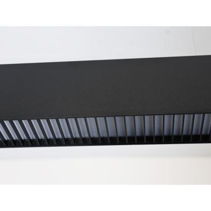 Lámpara colgante LED suspendida en cable LED/55W/230V 3000/4000/6500K 120 cm negra