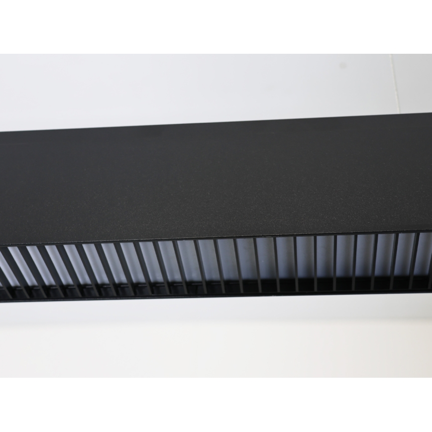 Lámpara colgante LED suspendida en cable LED/55W/230V 3000/4000/6500K 120 cm negra