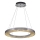 Lámpara colgante LED suspendida por cable JESI LED/85W/230V 3000K Ø 80 cm plateada