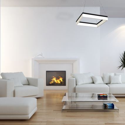 Lámpara colgante LED suspendida por cable NERO LED/32W/230V