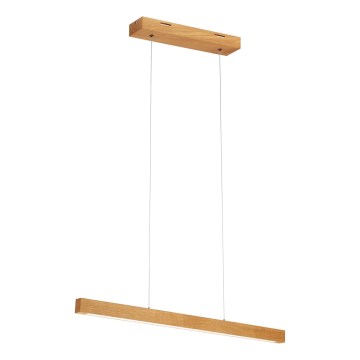 Lámpara colgante LED VERDE LED/18W/230V 3000K 76 cm roble