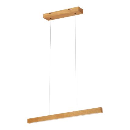 Lámpara colgante LED VERDE LED/18W/230V 3000K 76 cm roble