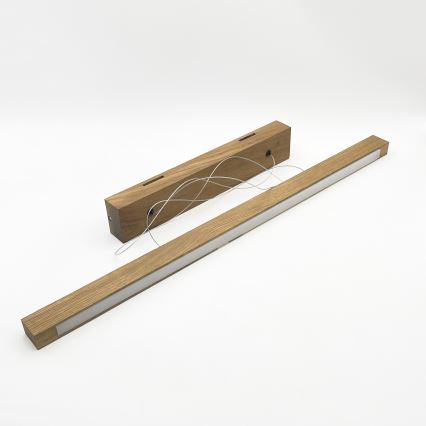 Lámpara colgante LED VERDE LED/18W/230V 3000K 76 cm roble