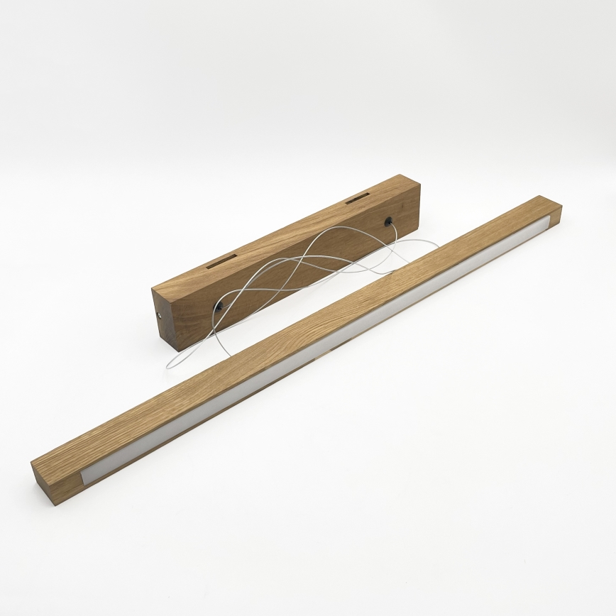 Lámpara colgante LED VERDE LED/18W/230V 3000K 76 cm roble