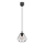 Lámpara colgante LETI 1xE27/15W/230V negro