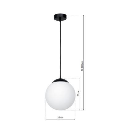 Lámpara colgante LIMA 1xE27/60W/230V