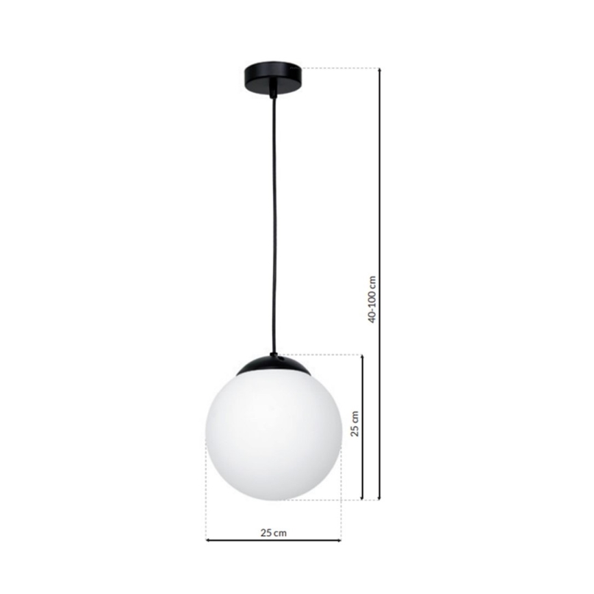 Lámpara colgante LIMA 1xE27/60W/230V