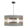 Lámpara colgante LIND 1xE27/60W/230V gris