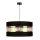 Lámpara colgante LIND 1xE27/60W/230V negro