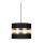 Lámpara colgante LIND 1xE27/60W/230V negro