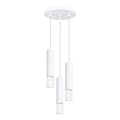 Lámpara colgante LIRO 3xGU10/10W/230V blanco