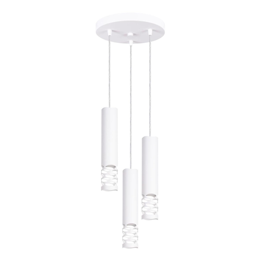 Lámpara colgante LIRO 3xGU10/10W/230V blanco