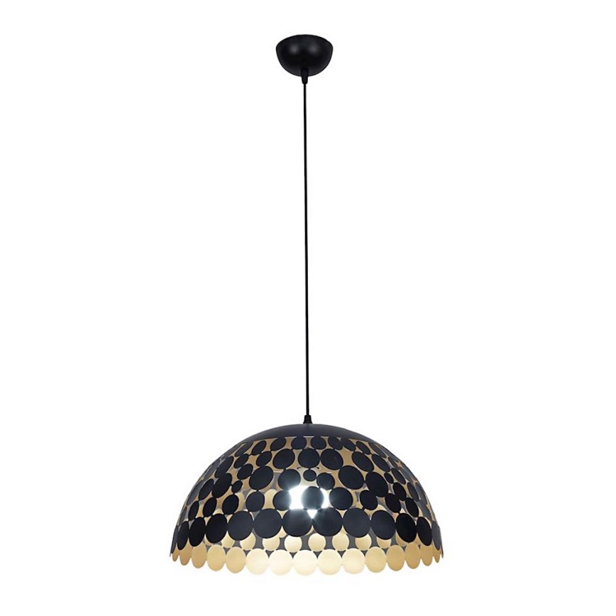 Lámpara colgante LISA BLACK 1xE27/60W/230V