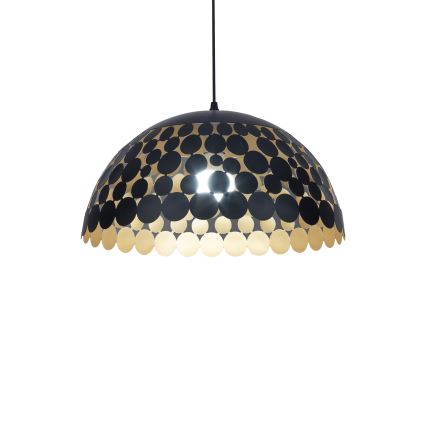 Lámpara colgante LISA BLACK 1xE27/60W/230V