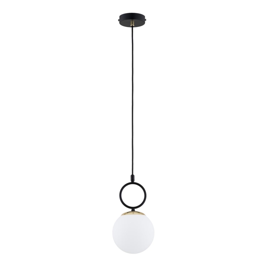 Lámpara colgante LISTER 1xE14/10W/230V negro/blanco
