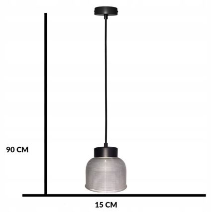 Lámpara colgante LIVERPOOL 1xE27/40W/230V