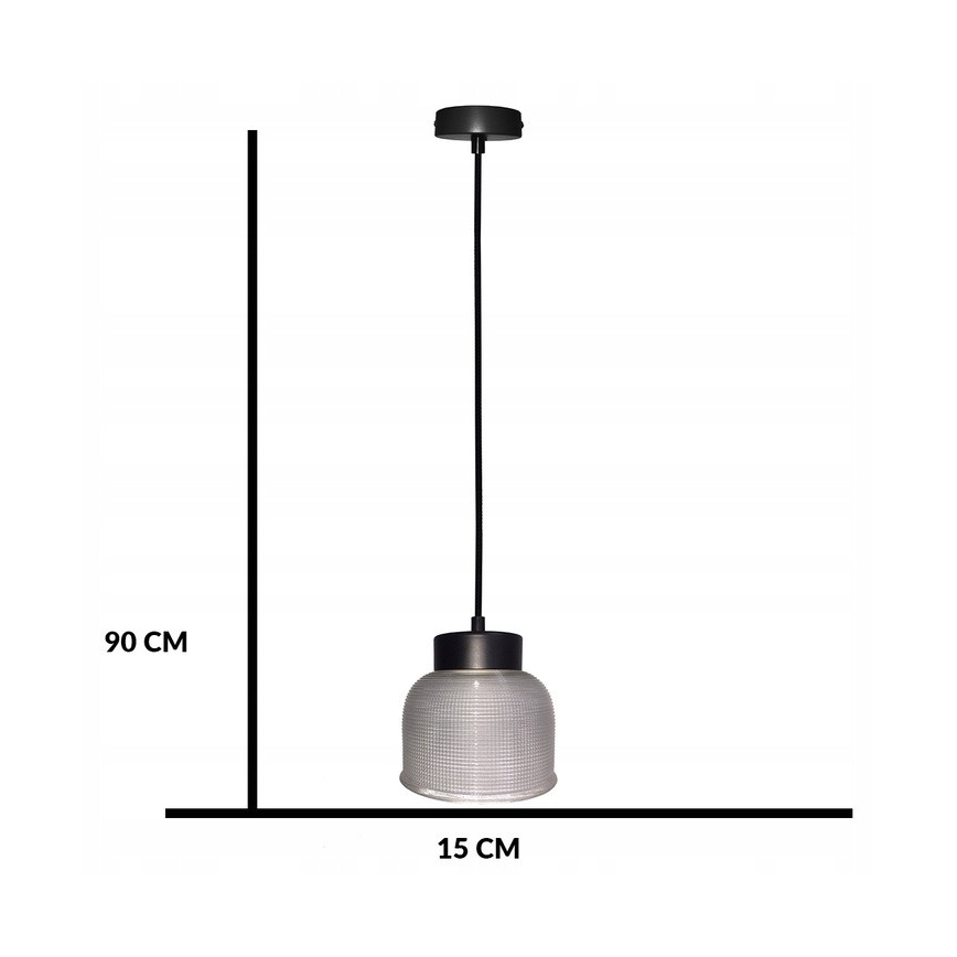 Lámpara colgante LIVERPOOL 1xE27/40W/230V
