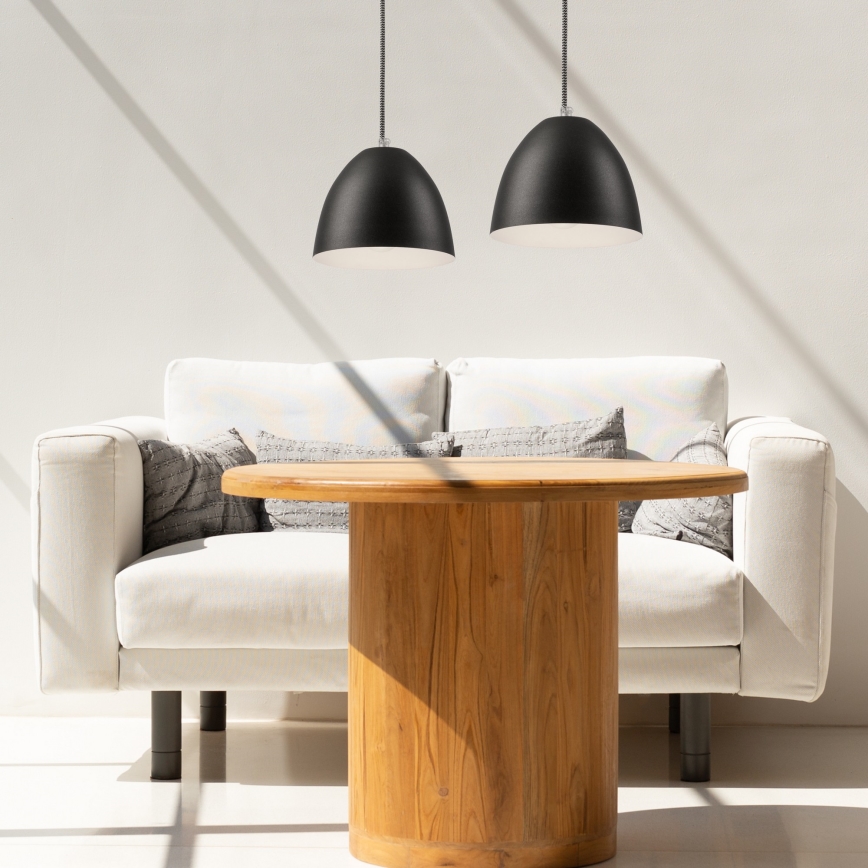 Lámpara colgante LIVIA 2xE27/60W/230V