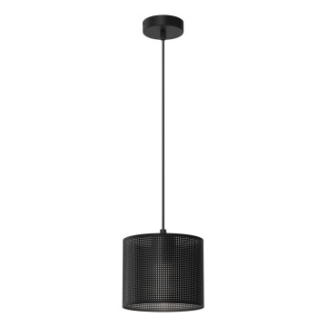 Lámpara colgante LOFT SHADE 1xE27/60W/230V diá. 18 cm negro