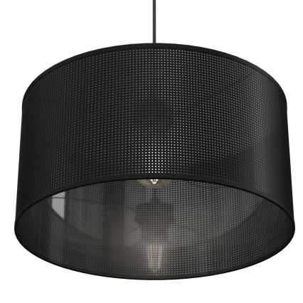 Lámpara colgante con cable LOFT SHADE 1xE27/60W/230V diámetro 40 cm negro