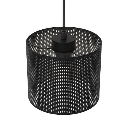 Lámpara colgante con cable LOFT SHADE 3xE27/60W/230V negro