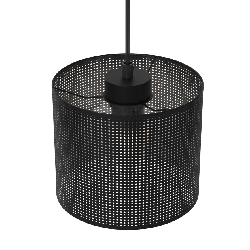 Lámpara colgante con cable LOFT SHADE 5xE27/60W/230V negro