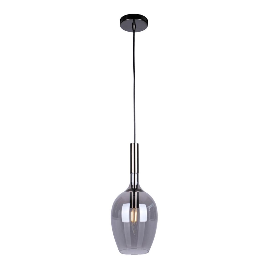 Lámpara colgante LUGANO 1xE14/40W/230V gris