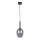Lámpara colgante LUGANO 1xE14/40W/230V gris