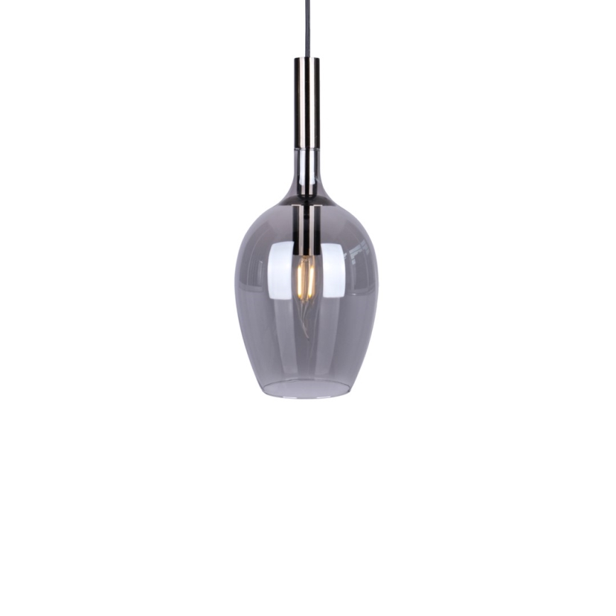 Lámpara colgante LUGANO 1xE14/40W/230V gris