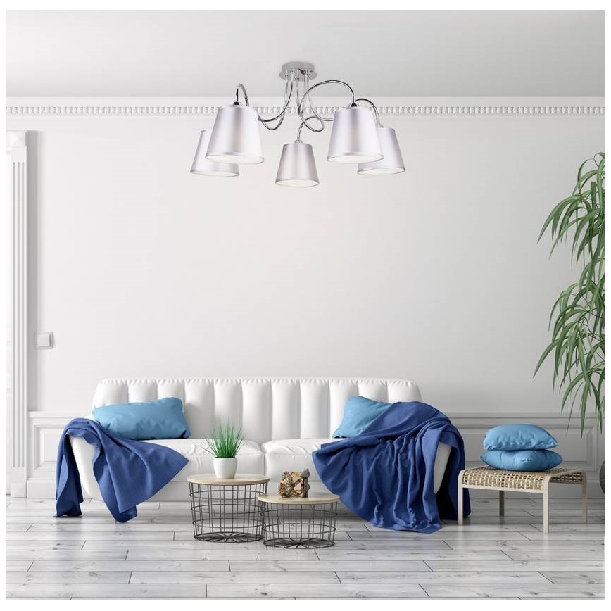 Lámpara colgante LUK 5xE14/40W/230V