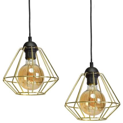 Lámpara colgante LUPO 3xE27/60W/230V