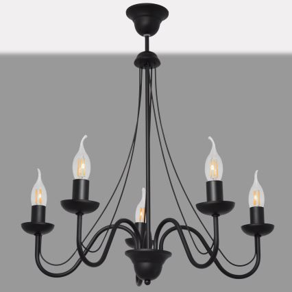 Lámpara colgante MALBO II 5xE14/10W/230V