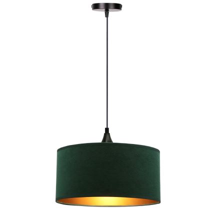 Lámpara colgante MALOTO 1xE27/60W/230V Verde