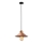 Lámpara colgante MANAVGAT 1xE27/40W/230V cobre/marrón