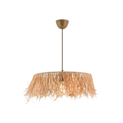 Lámpara colgante MARISKA 1xE27/40W/230V rafia