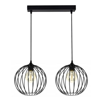 Lámpara colgante MATT 2xE27/60W/230V