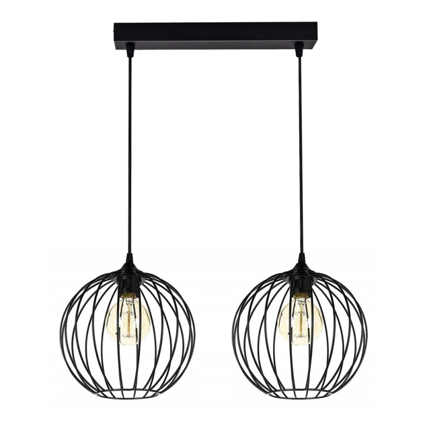 Lámpara colgante MATT 2xE27/60W/230V
