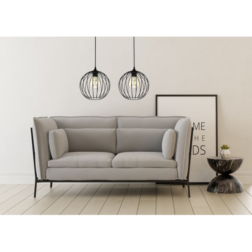 Lámpara colgante MATT 2xE27/60W/230V