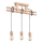 Lámpara colgante MAXXY 3xE27/15W/230V beige