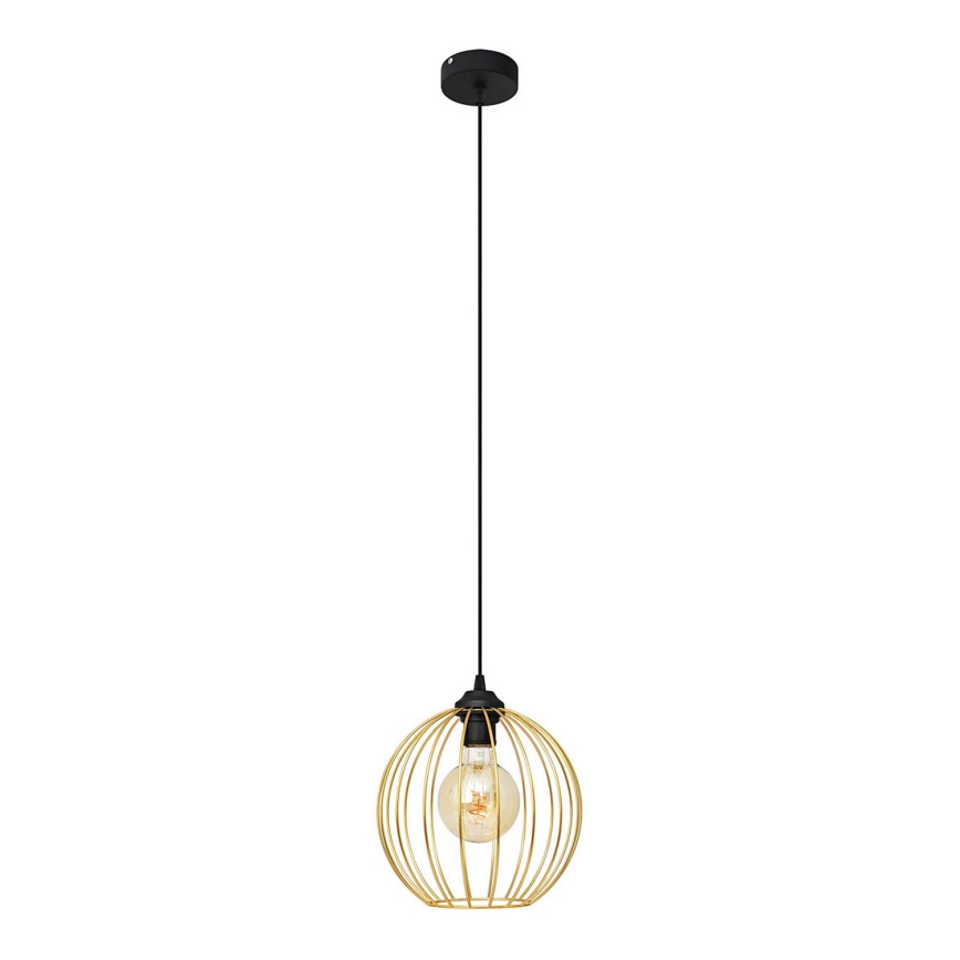 Lámpara colgante MERCURE 1xE27/15W/230V dorado/negro